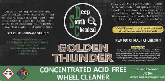 Golden Thunder Non-acid Wheel Cleaner