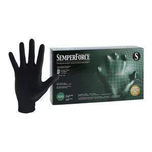 Gloves- Black 5 mil SemperMed