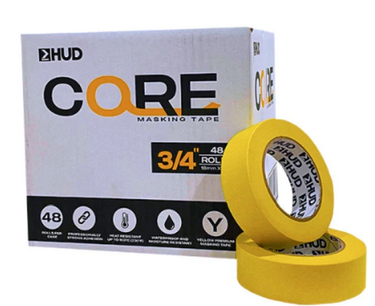 HUD 1-1/2 inch Yellow Masking Tape