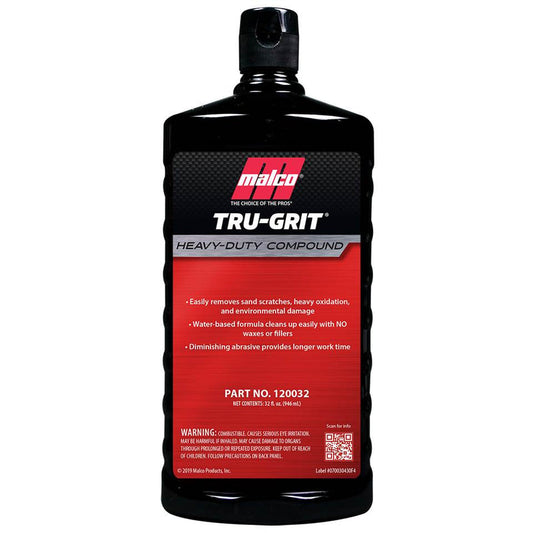 Malco Tru Grit - Heavy Duty Buffing and Polishing Compound