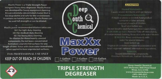 MaxXx Power Heavy Duty Concentrated Degreaser