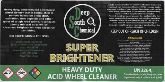 Super Brightener Heavy Duty Wheel Acid