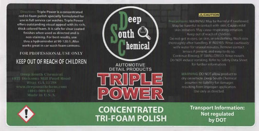 Triple POWER Foam Polish Soap